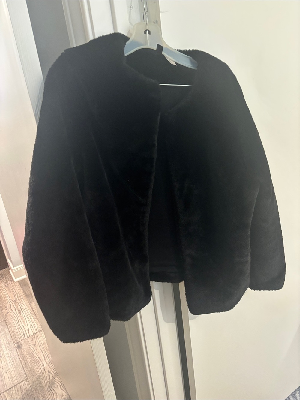 Divided Black Teddy Faux Fur Jacket